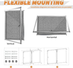 Enclosed Bulletin Board, Outdoor Weatherproof, Display Case Message Board - Image 4