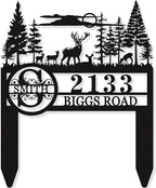 Personalized Metal Adress Sign by HYTSIGN