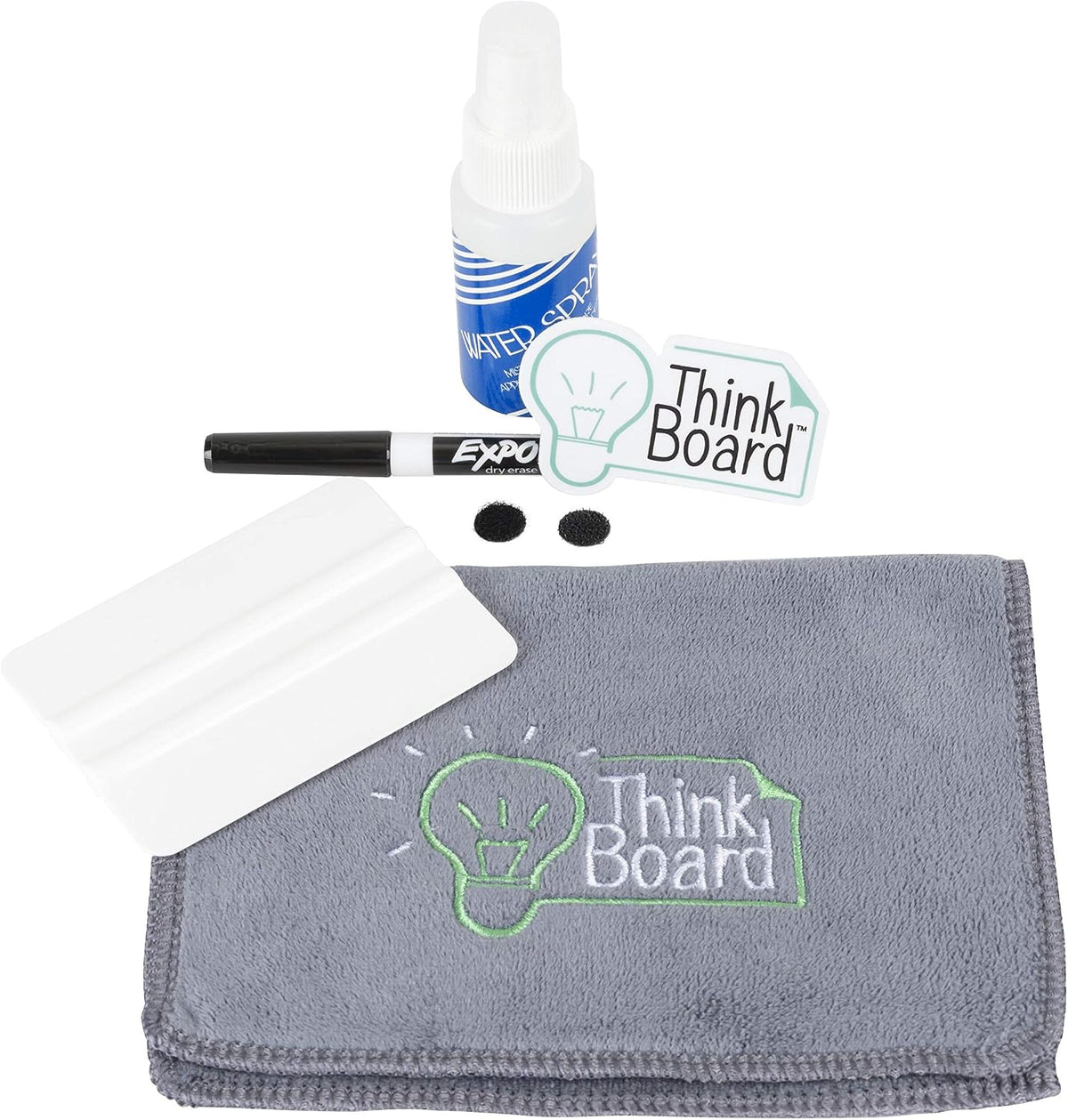 Think Board Premium Whiteboard Sticker – 4'x8' Dry Erase Wall Decal –...