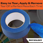No-Residue Blue Painters Tape 2 inch 4x 60 Yard Roll. Easy-Tear, Pro-Grade - Image 5