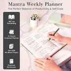 Mantra Planner 2026 Planner, Daily Journal & Gratitude Journal All-In-One - Image 3