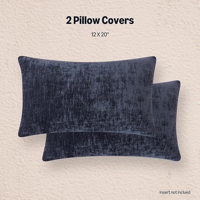 Amazon Basics Chenille Throw Pillow Covers, Home Decor Lumbar Cushion Cover - Image 6