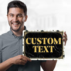 Custom Sign, Custom Street Sign, 11 Font Colors, 13 Font Styles, 4 Hole Options - Image 2