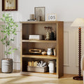 blini 3-Shelf Bookcase Wooden Bookshelves 33in Wide Floor Standing Display by blini