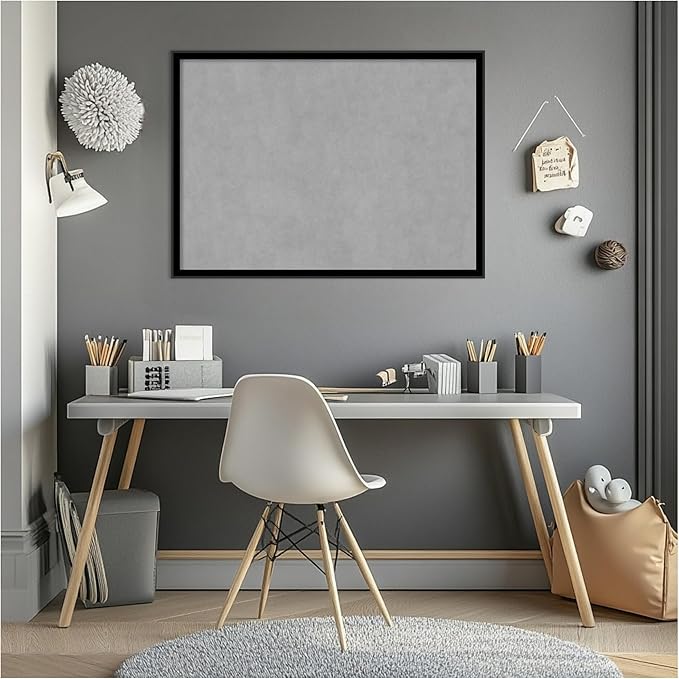 Amanti Art Black Framed Magnetic Board 21x29 Medium Vision Board - Image 7