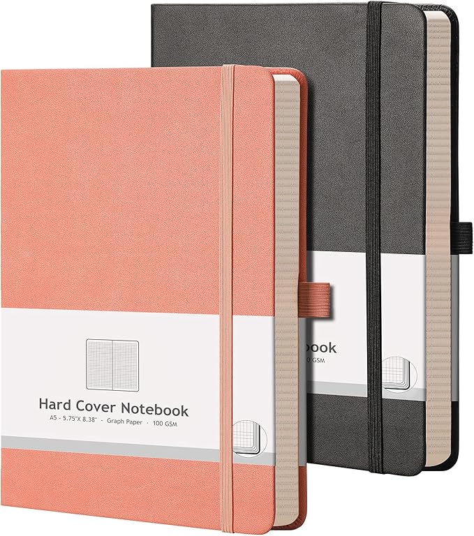 AHGXG Graph Paper Notebook 2 Pack by AHGXG