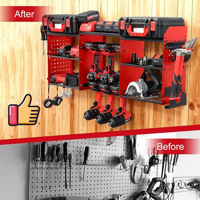 ERVNYNT 3 layers power tool organizer Loads 150lbs - Image 5