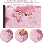 iCasso Extended Gaming Mouse Pad, Large 3mm Non-Slip Rubber Base Mousepad - Image 4