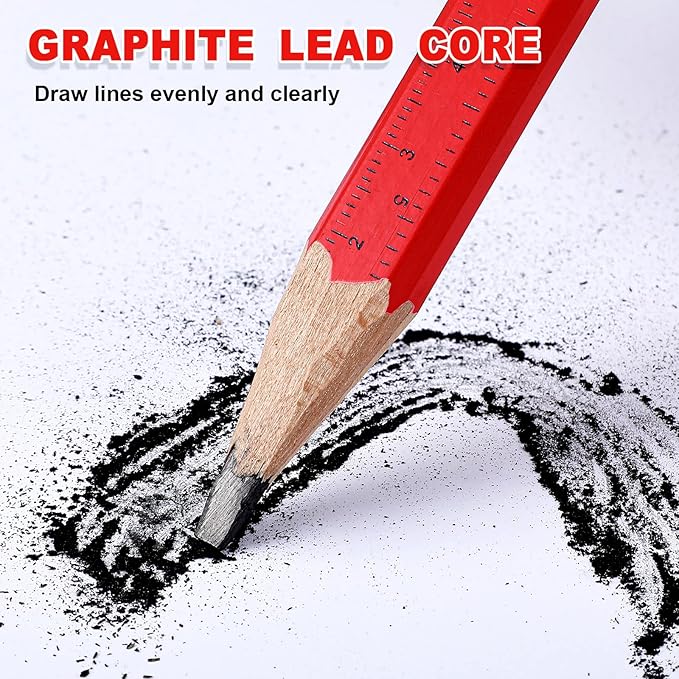 Honoson 200 Pcs Flat Construction Pencils - Image 5