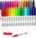 Shuttle Art 30 Colors Permanent Markers, Fine Point, Works on Plastic, Metal by ShuttleArt