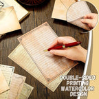 TaoBary 160 Pcs Stationery Paper Set 50 Double Sided Stationery Papers - Image 3