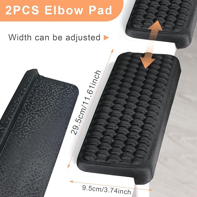L-Shaped Desk EdgeRest, 2-Piece Set, Desk Elbow Pad, Ergonomic Design, Suitable - Image 6