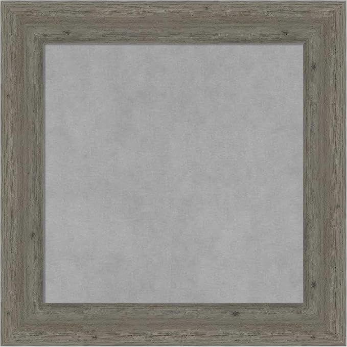 Amanti Art Grey Framed Magnetic Board 21x21 Small Vision Board by AmantiArt