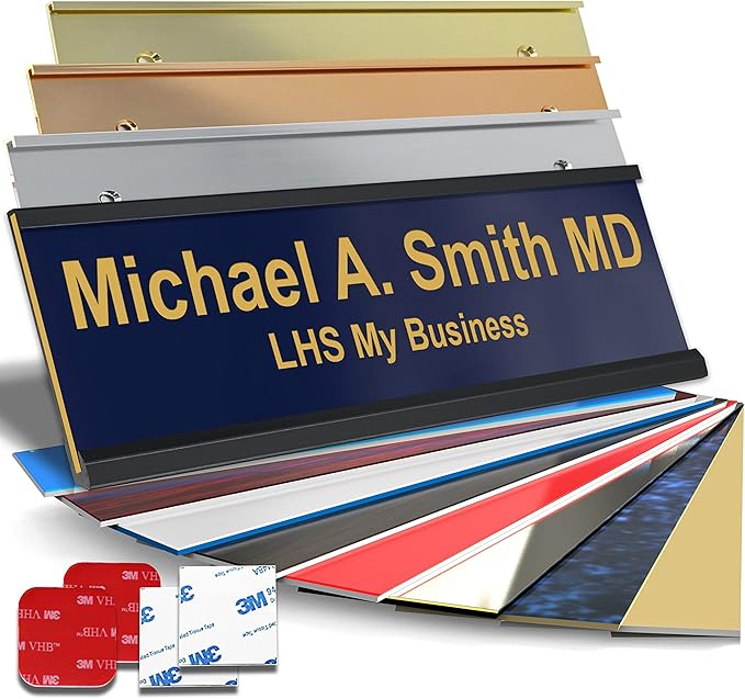 Custom Name Plate for Doors, by LHS+My+Business