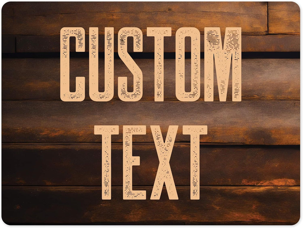 Custom Sign, Custom Street Sign, 11 Font Colors, 13 Font Styles, 4 Hole Options