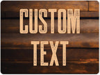 Custom Sign, Custom Street Sign, 11 Font Colors, 13 Font Styles, 4 Hole Options