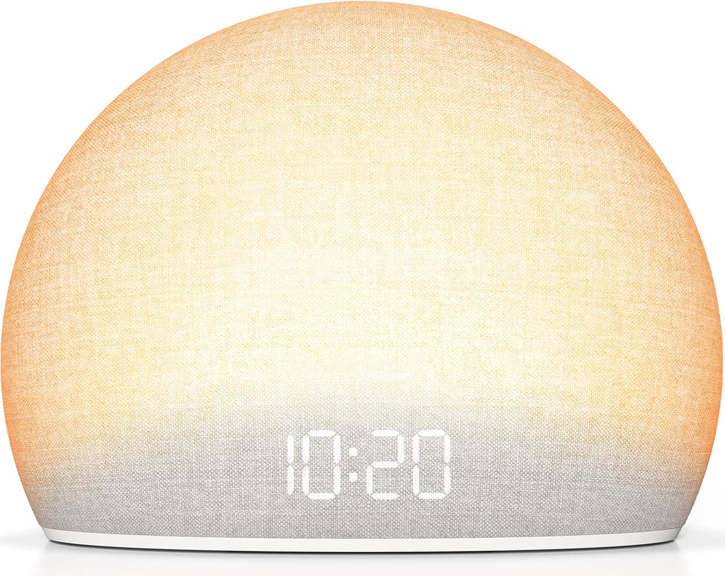 housbay sunrise alarm clock with white noise sound, main product view