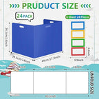 24Pack Desk Dividers for Students 14 × 17.5 × 14 Inch Plastic Durable and - Image 3