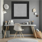 Amanti Art Black Framed Magnetic Board 27x27 Medium Vision Board - Image 5