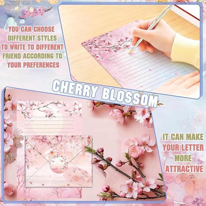 TaoBary 160 Pcs Stationery Paper Set 50 Double Sided Stationery Papers - Image 5