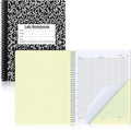 Affrolling 1 Pack Carbonless Lab Notebook Carbon Copy 8.5'' x 11'' 25 Sets of by Affrolling
