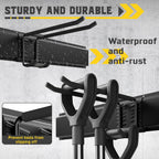 64" garage wall tool organizer, 900 lbs heavy, side view