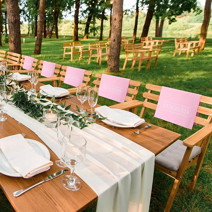 Buryeah 12 Pcs Reserved Seating Signs - Image 4