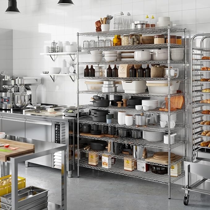 Regal Altair 21" Deep x 60" Wide x 86" Height Wire Shelving Kit | 10-Tier | NSF - Image 7