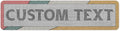 Custom Sign, Custom Street Sign, 11 Font Colors, 13 Font Styles, 4 Hole Options by MySignCenter