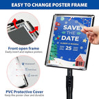 VAIIGO 4 Pack Sign Holder Stands - Image 5