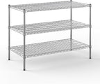 Regal Altair 24" Deep x 48" Wide x 34" Height Wire Shelving Kit | 3-Tier | NSF by Regal+Altair