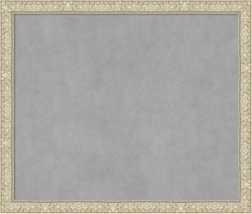 Amanti Art Silver Framed Magnetic Board 22x26 Medium Vision Board