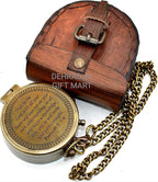 ''Trust in The Lord'' Proverb3:5-6 Special Bibal Quote Scriptue Engraved Compass - Image 4