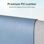 Aothia Leather Desk Pad Protector, Large Mouse Pad, Office Desk Mat, Non-Slip - Image 2