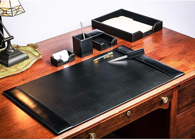 DACASSO Bonded Leather Desk Set - Image 2