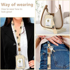 bolimoss Lanyard Wallet with Be Kind Sunflower Badge Holder, RFID ID Card - Image 5