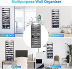 Solinxe 10-Tier Wall File Organizer, Mesh Mail Organizer Wall Mounted Paper - Image 6
