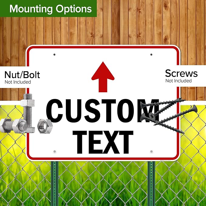 Custom Arrow, Custom Directional Sign, Up Arrow, 36x48 Inches, Rust Free DiBound - Image 5
