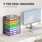 Cawukege 9 Tier Paper Organizer - Image 2