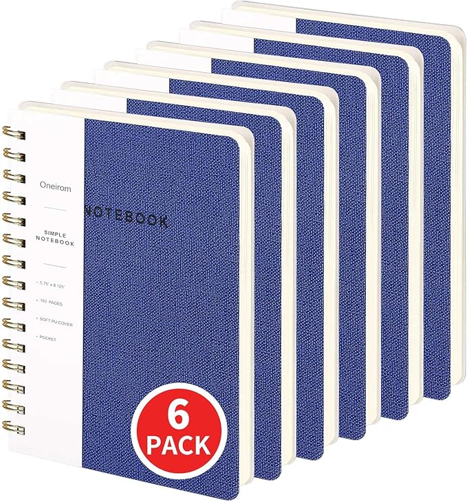 Spiral Notebook-5.75" x 8.125" College Ruled Journal by Oneirom