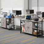 AesthLife 44" File Cabinet for Home Office, Wood Filing Credenza - Image 8