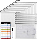 YOPCDJ 12pcs Mesh Zipper Pouch Bags, A3 Puzzle Bag by YOPCDJ