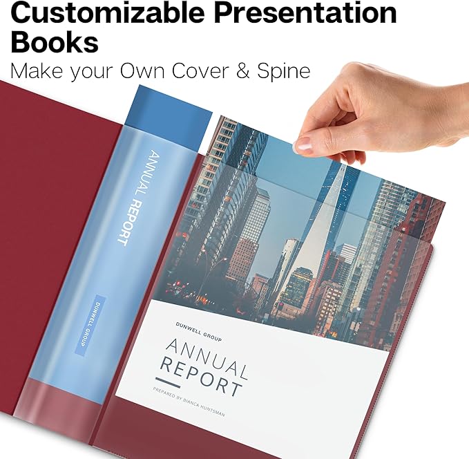 Dunwell Presentation Binder 60-Pocket, Displays 120 Pages, 8.5x11 Portfolio - Image 3