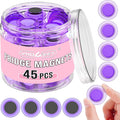 VNDUEEY 45 Pcs Round Whiteboard Magnets Fridge Magnets, Dry Board Refrigerator by VNDUEEY