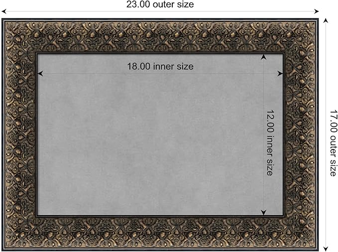Amanti Art Black Framed Magnetic Board 17x23 Small Vision Board - Image 4