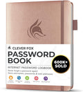 Clever Fox Password Book with alphabetical tabs. Internet Address Organizer by CleverFox
