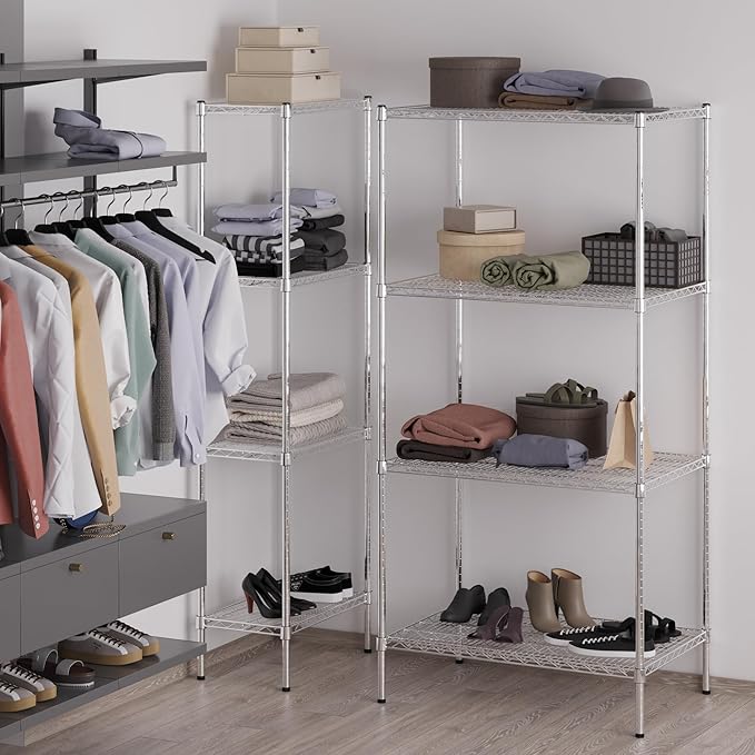 Regal Altair 24" Deep x 36" Wide x 74" Height Wire Shelving Kit | 4-Tier | NSF - Image 5