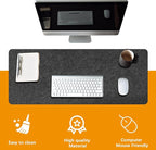 Large Felt Desk mat, Office Computer Desk - Image 6