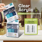 Top Notch Displays Acrylic Brochure Holder - Image 2