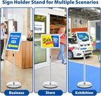 VAIIGO 6Packs Floor Standing Sign Holder Stands - Image 9